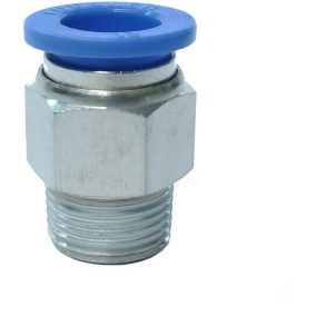 PNEUMATIKA CSATLAKOZÓ 10-1/2 EGYENES, NBR TÖMÍTÉS