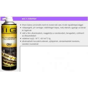 ZSÍRZÓ SPRAY AM BIGMAN