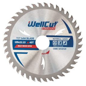 WELLCUT STANDARD TCT FŰRÉSZLAP 125X22,23, 40T