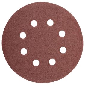   NOVOABRASIVE TÉPŐZÁRAS CSISZOLÓKORONG 125 MM P40, 8 LYUKÚ, 5DB-OS CSOMAG