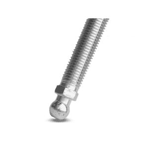Horganyzott gépláb csavar M08x070 R12,4