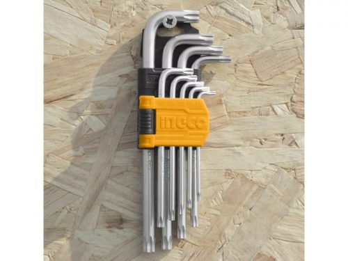 INGCO Torx kulcs készlet 9 részes T10-T50 S2