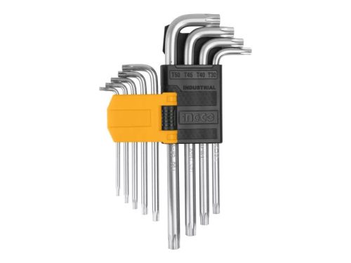 INGCO Torx kulcs készlet 9 részes T10-T50 S2