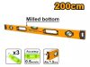 INGCO Vízmérték 2000 mm 3 libella
