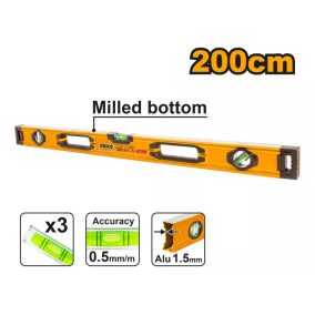 INGCO Vízmérték 2000 mm 3 libella