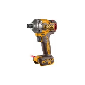   INGCO Akkus ütvecsavarozó 1/4" 285 Nm szénkefe nélküli 20 V (akku és töltő nélkül)