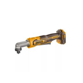   INGCO Akkus sarok ütvecsavarozó 1/4" 80 Nm szénkefe nélküli 20 V (akku és töltő nélkül)