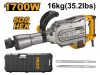 INGCO Bontókalapács 45 J 1700 W SDS-Hex
