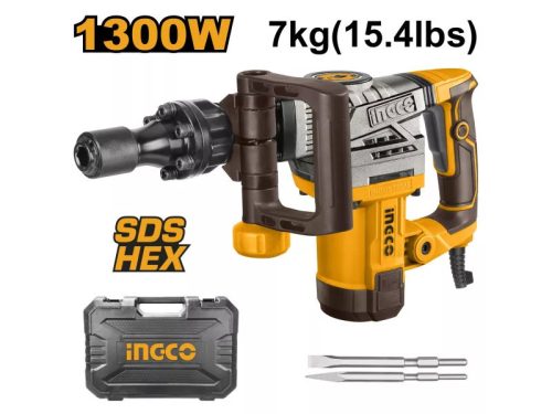 INGCO Bontókalapács 20 J 1300 W SDS-Hex 17 mm