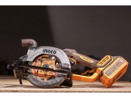 INGCO Akkus körfűrész 140 mm szénkefe nélküli 20 V (akku és töltő nélkül)