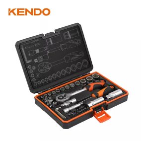   KENDO 1/4"+3/8" DUGÓKULCS KLT. 45R. 4-19MM NO.60591