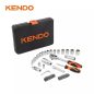   KENDO 1/4"+3/8" DUGÓKULCS KLT. 45R. 4-19MM NO.60591