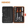 KENDO 1/4"+3/8" DUGÓKULCS KLT. 45R. 4-19MM NO.60591