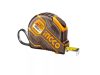 INGCO Mérőszalag 10 m x 25 mm gumírozott