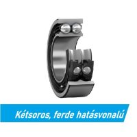 Kétsoros ferde hatásvonalú golyóscsapágy